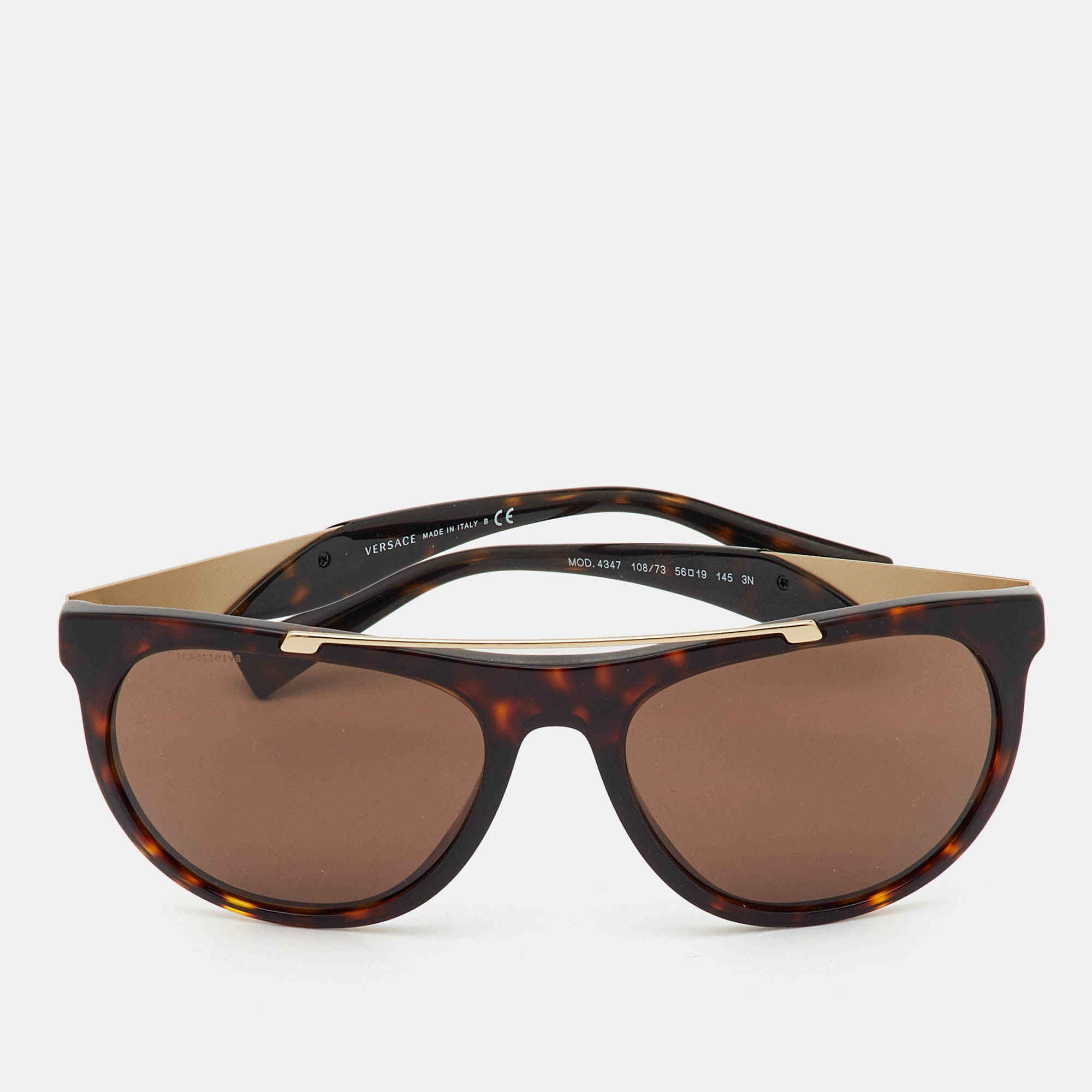 

Versace Havana/Brown VE 4347 Aviator Sunglasses