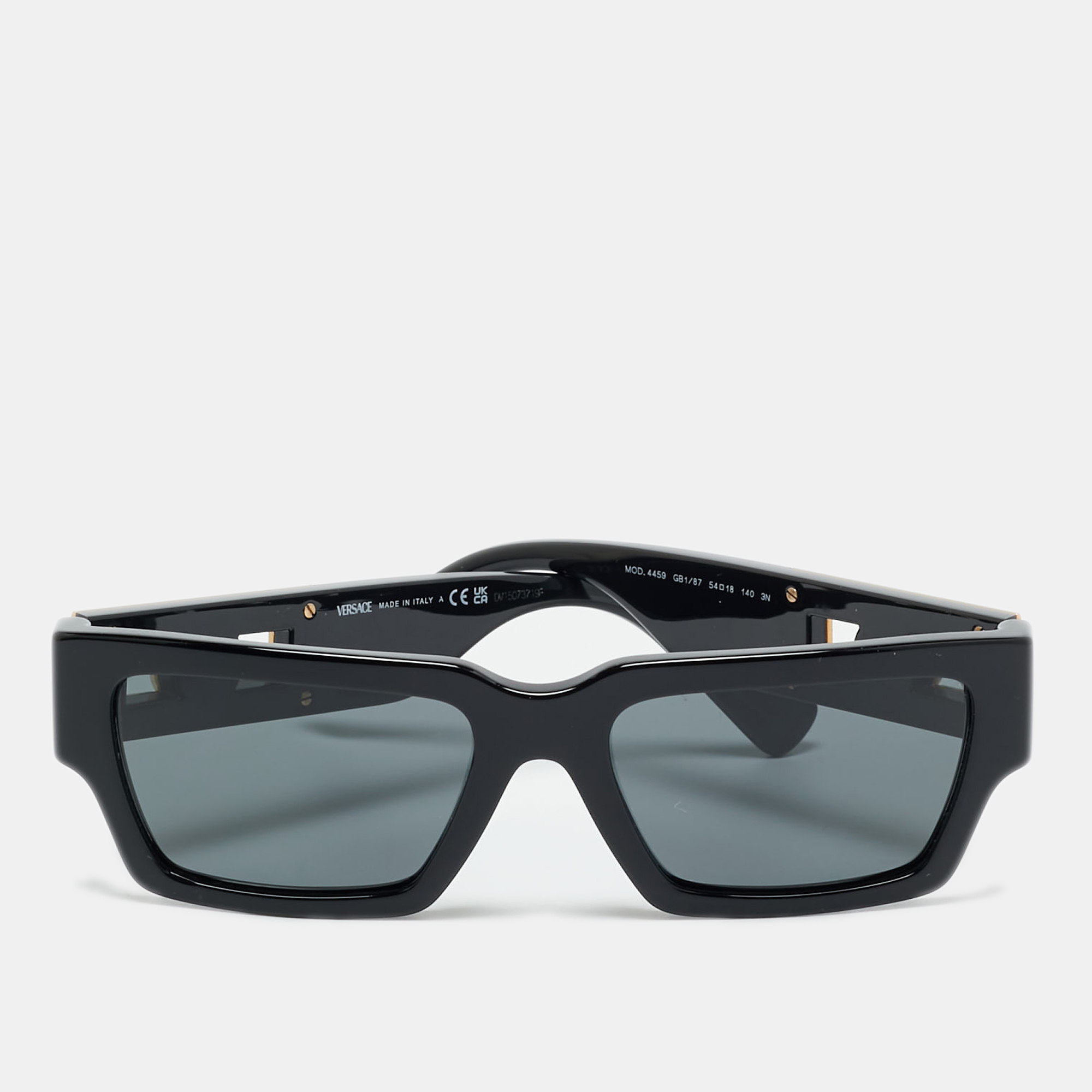 

Versace Black MOD 4459 Medusa Deco Rectangle Sunglasses