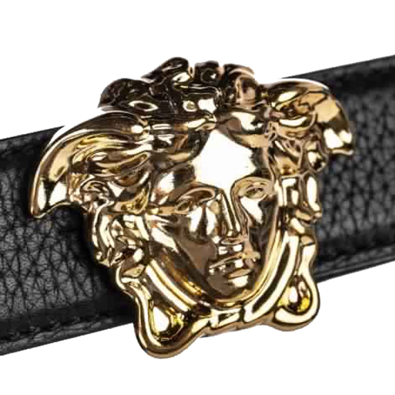 

Versace Black Medusa Leather Belt