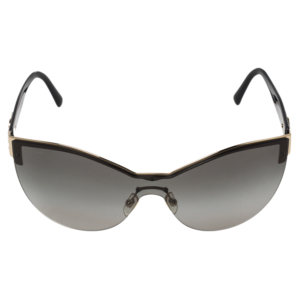 

Versace Black Acetate 2144 Shield Sunglasses