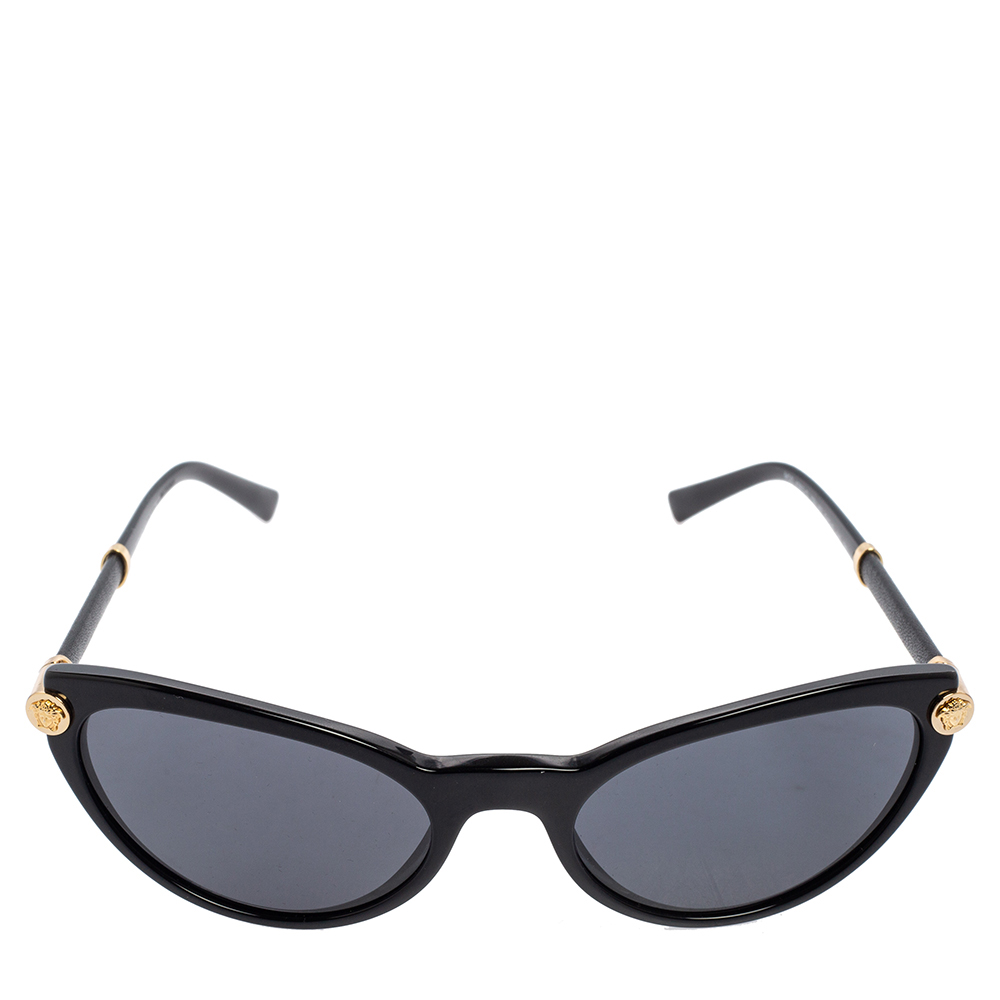 

Versace Black 4365-Q Cat Eye Sunglasses