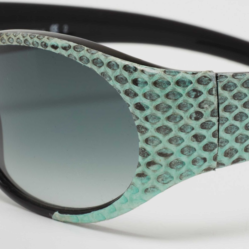 

Versace Blue MOD.435/P Vintage Rectangle Sunglasses
