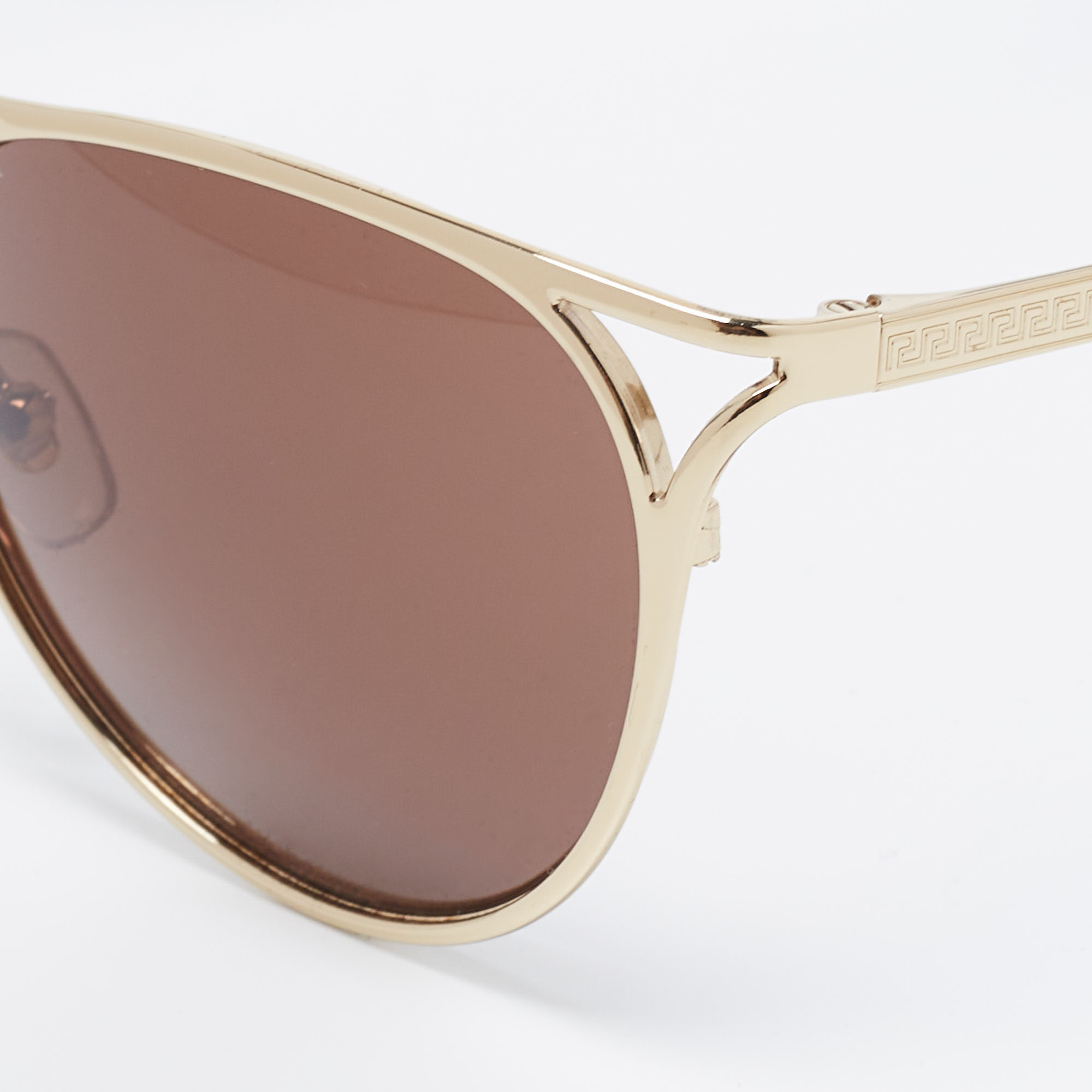 

Versace Gold/Black Mod.2237 Aviator Gradient Sunglasses