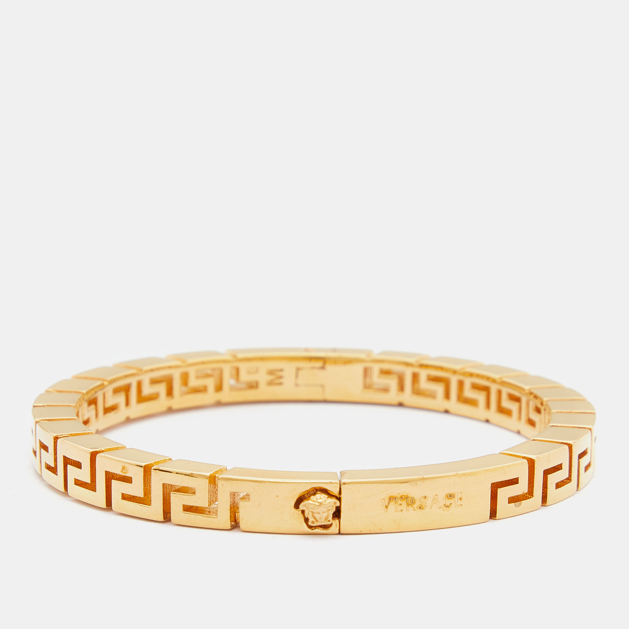 

Versace Greca Gold Tone Bracelet