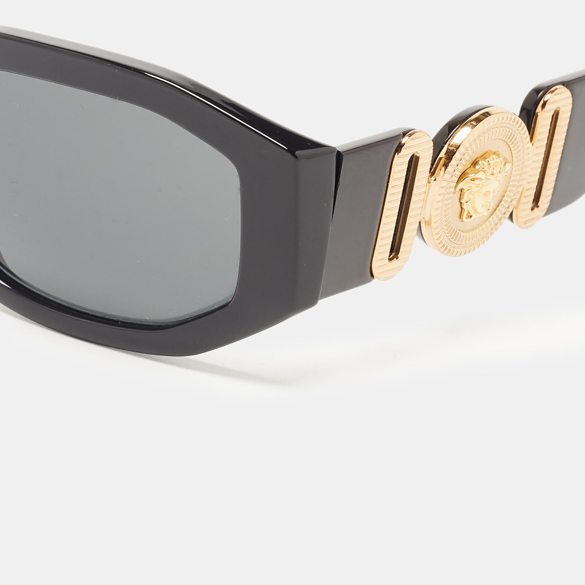 

Versace Black MOD4361 Medusa Biggie Rectangle Sunglasses
