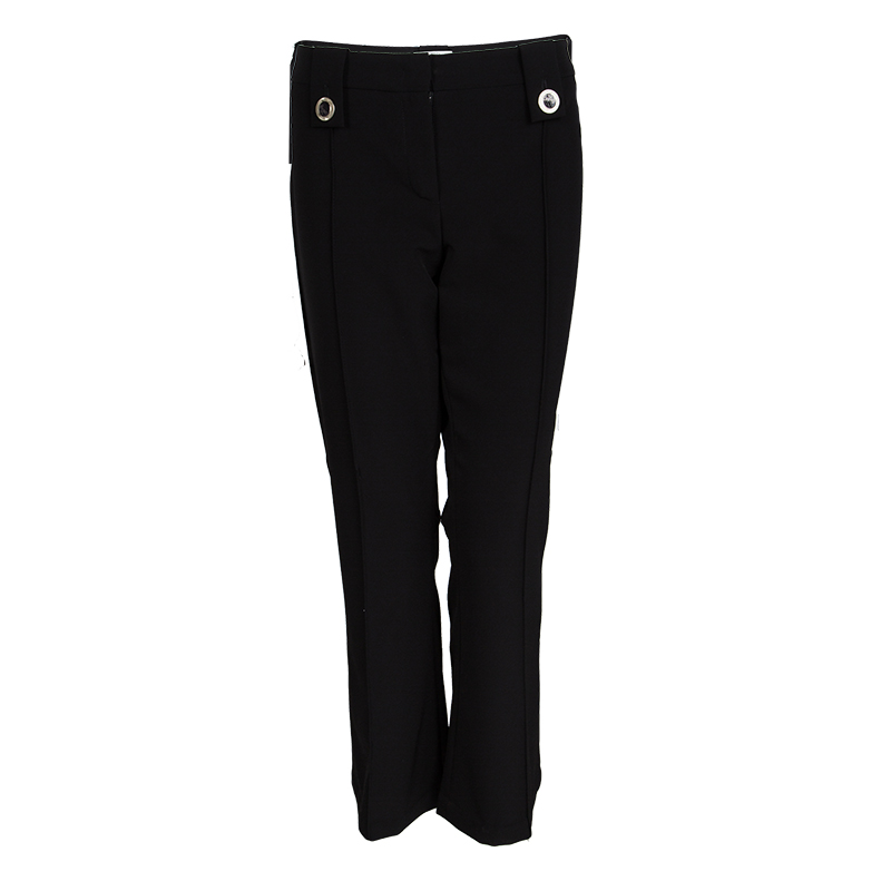 Versace Collection Black Flared Trousers M