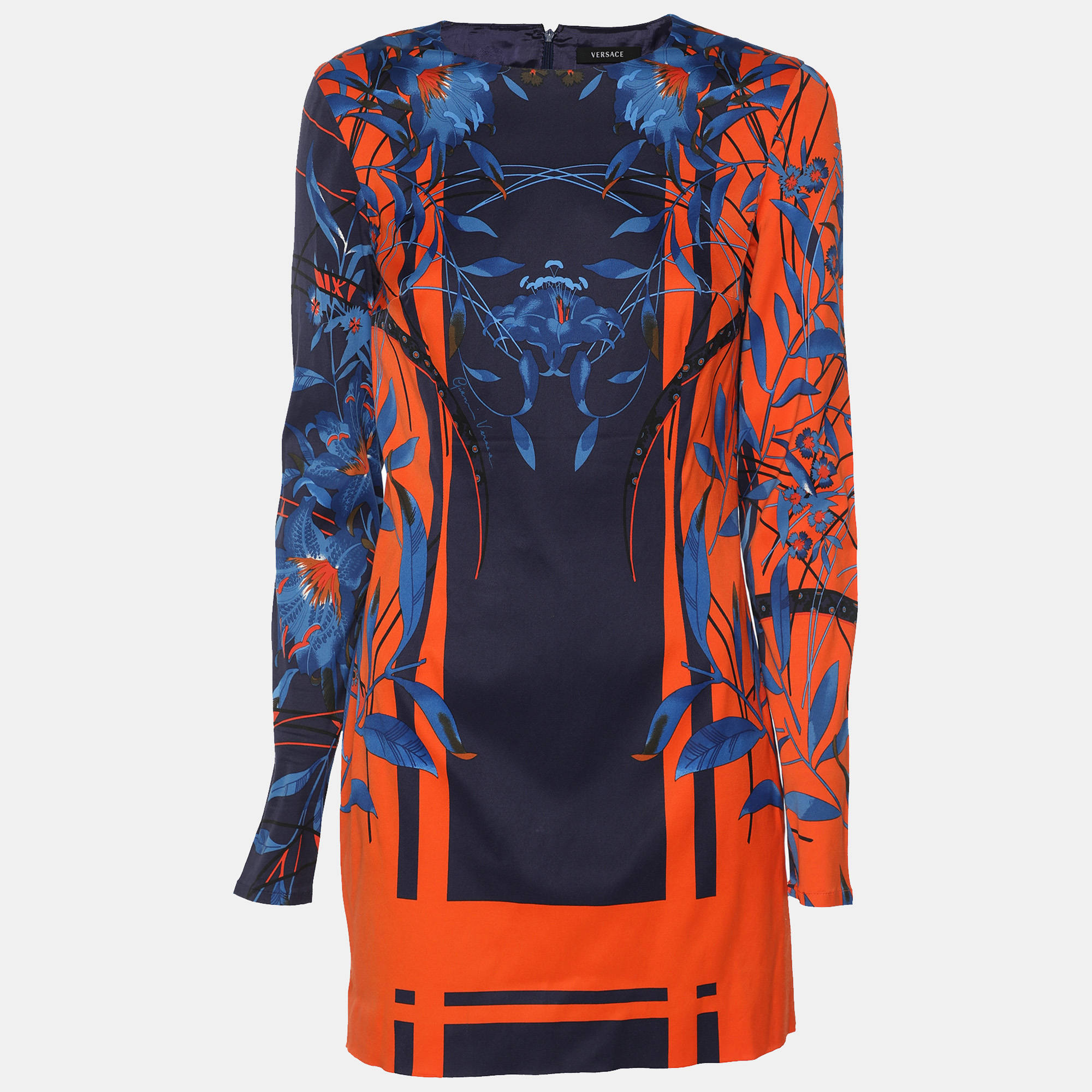 

Versace Multicolor Viscose Blend Long sleeve Mini Dress M