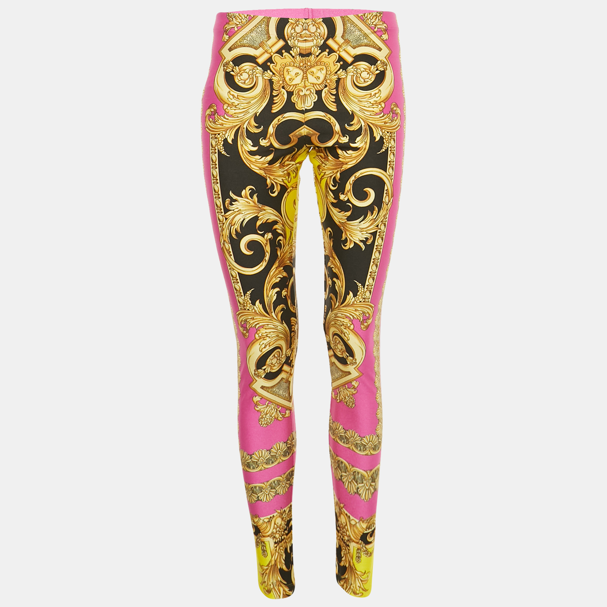 

Versace Multicolor Printed Jersey Leggings L