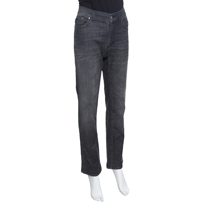 

Versace Collection Grey Faded Effect Denim Trend Fit Jeans