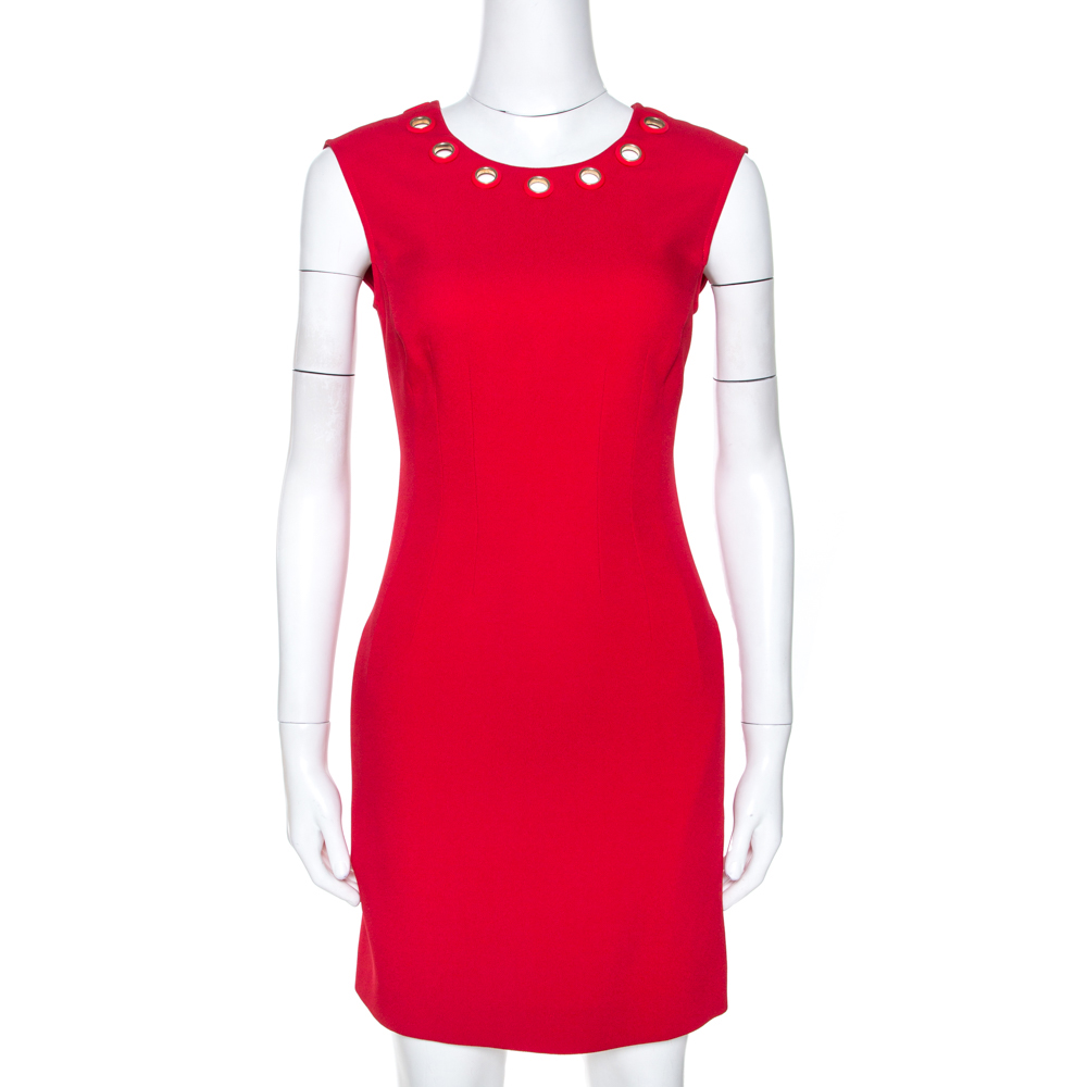 red dress versace