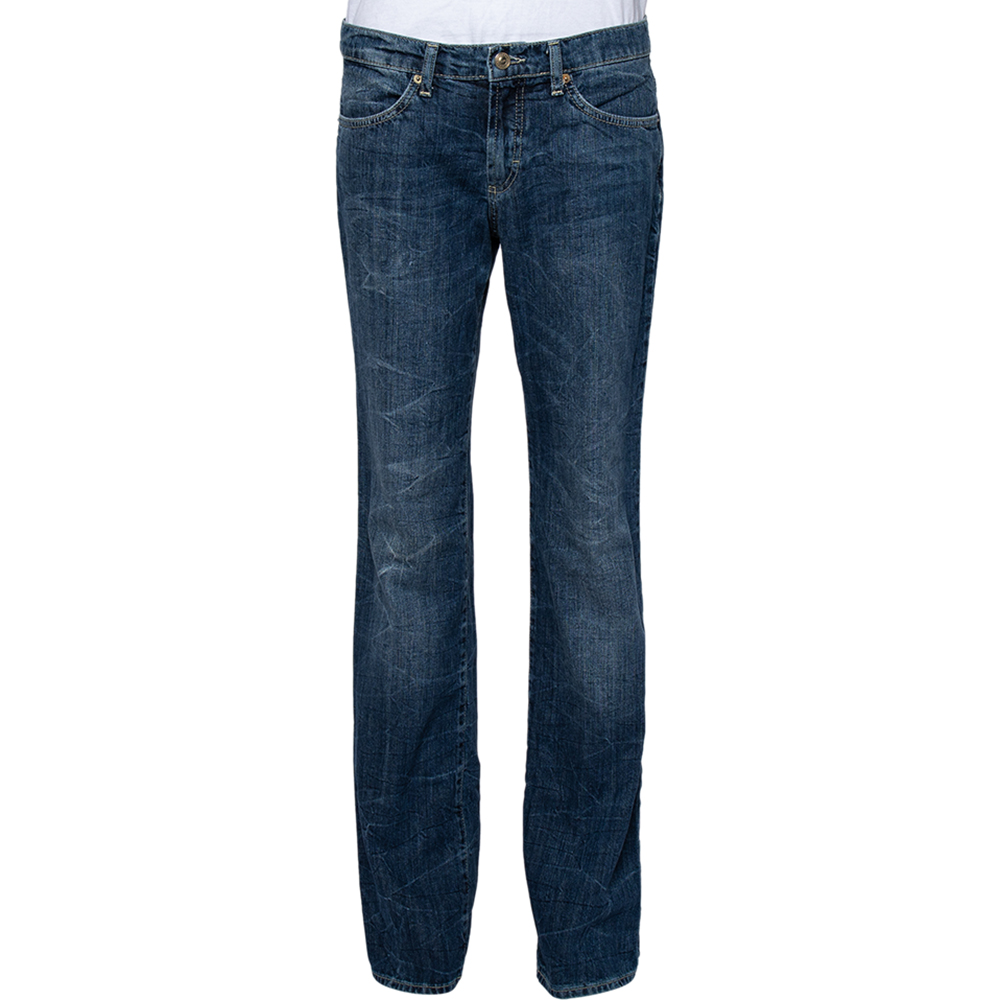 

Versace VJC Navy Blue Denim Washed Jeans M