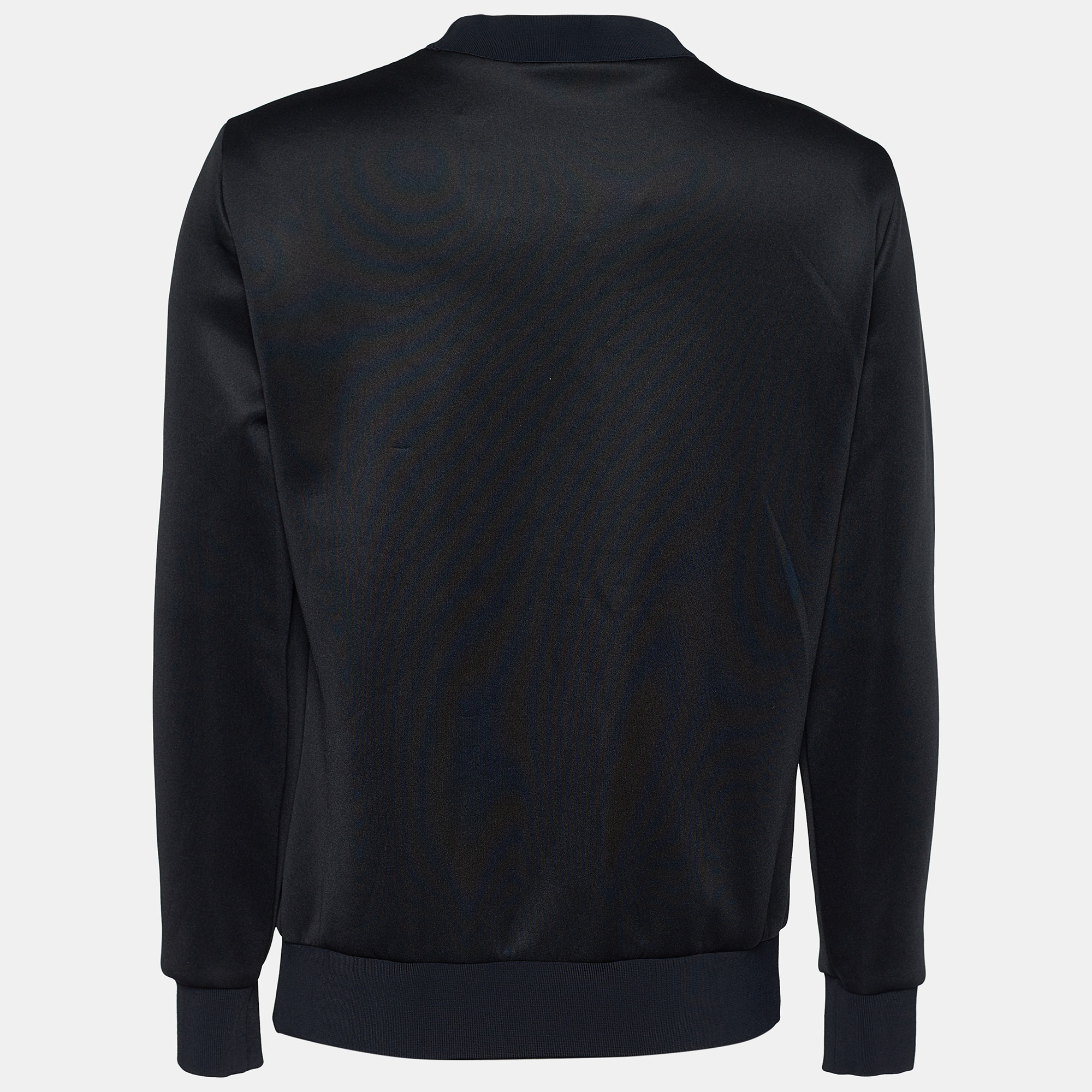 

Versace Black Knit Medusa Embellished Sweatshirt