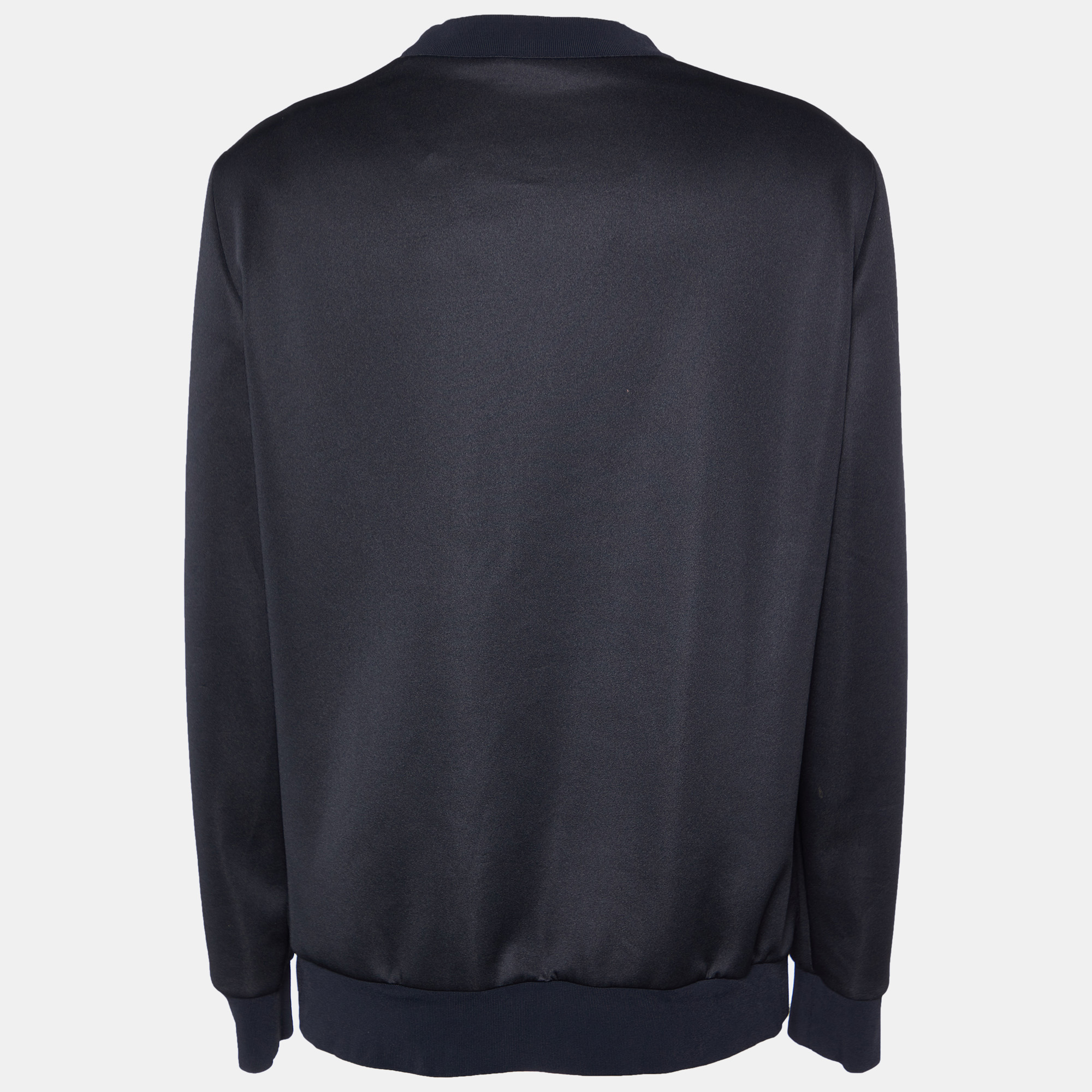 

Versace Black Medussa Embellished Jersey Sweatshirt
