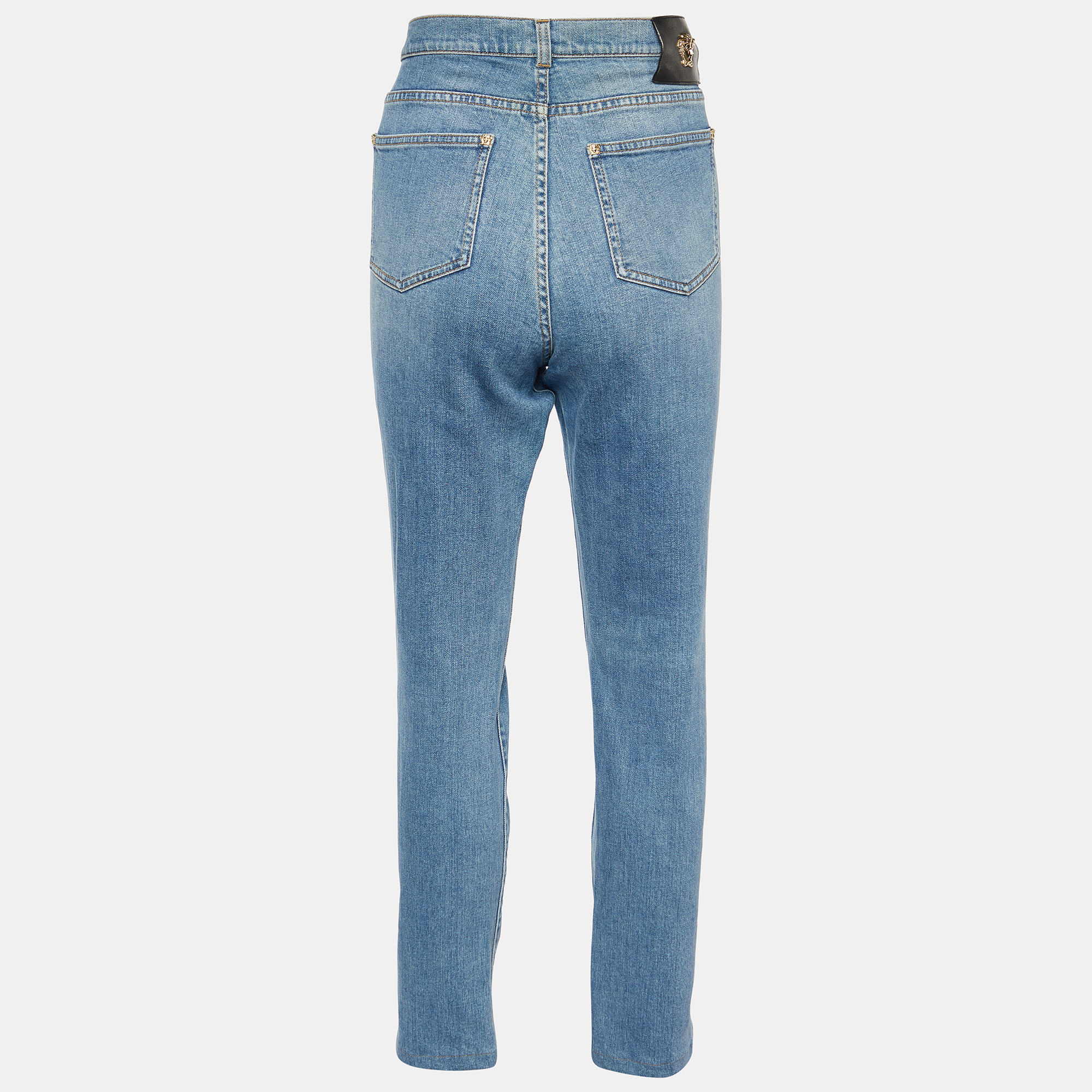 

Versace Blue Distressed Denim Jeans