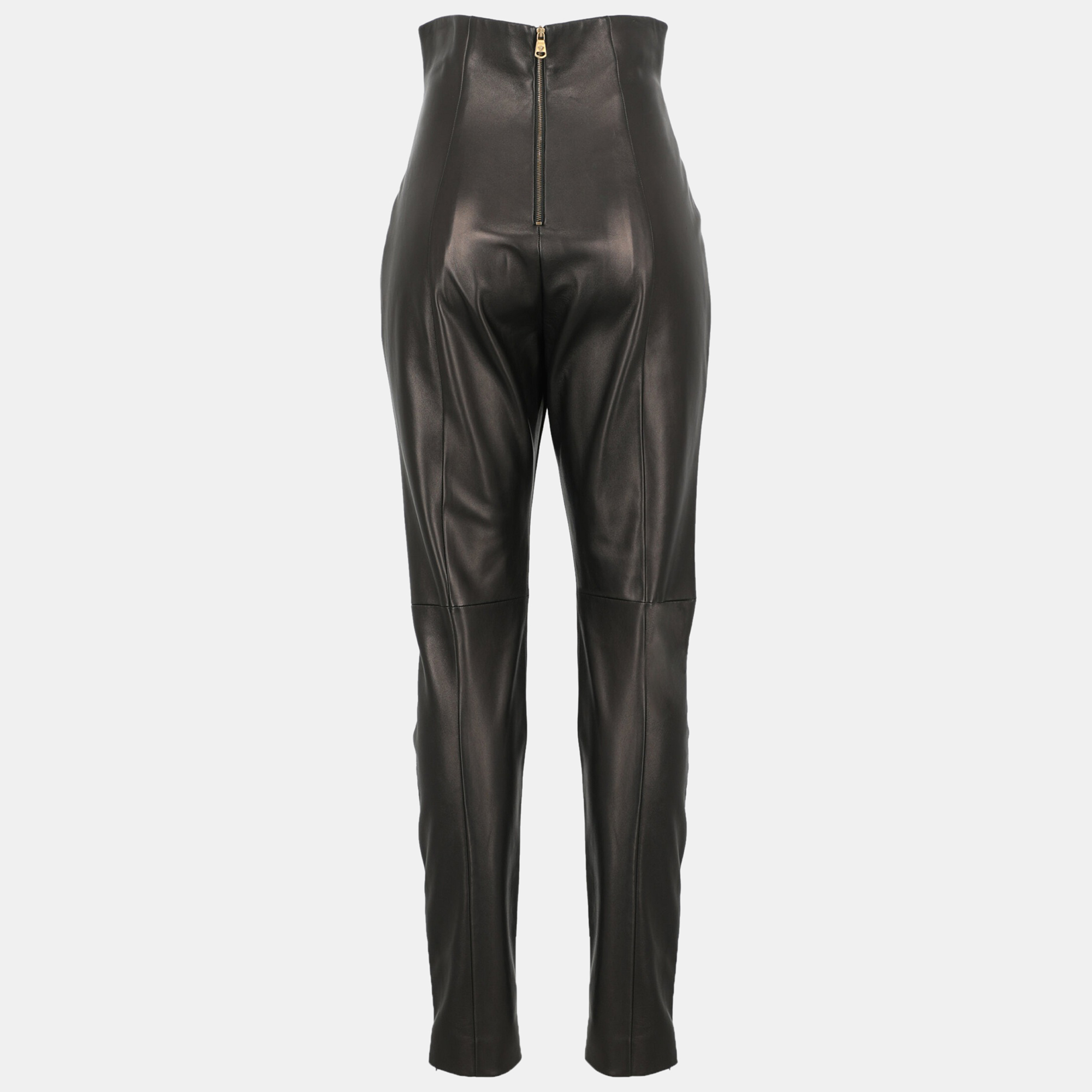 

Versace Women' Leather Trousers - Black
