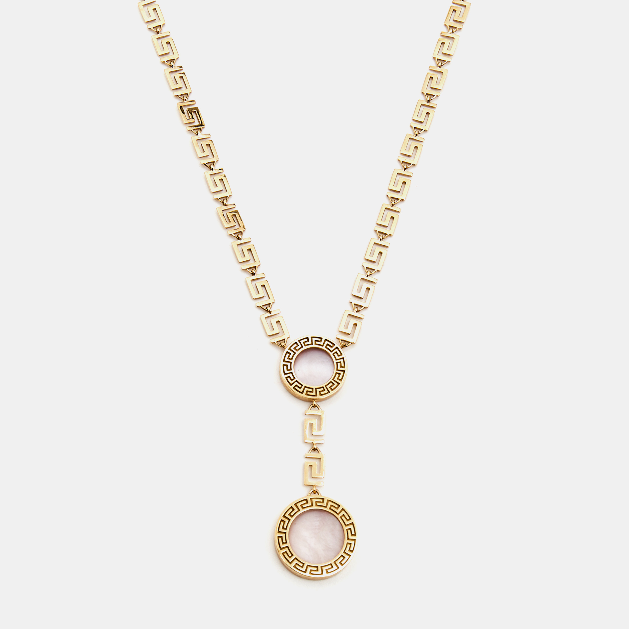 Versace mother of pearl necklace hotsell