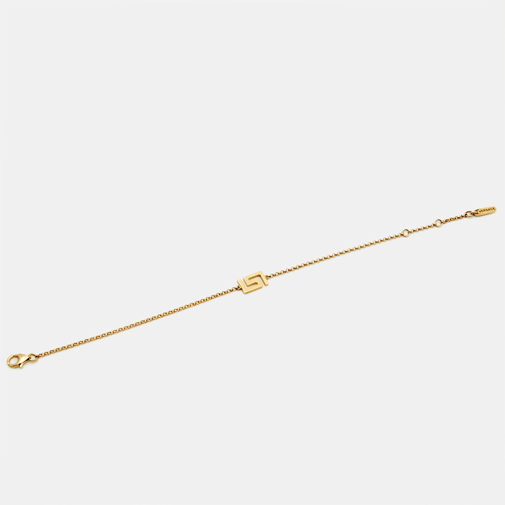 

Versace Greek Key Motif 18k Yellow Gold Bracelet