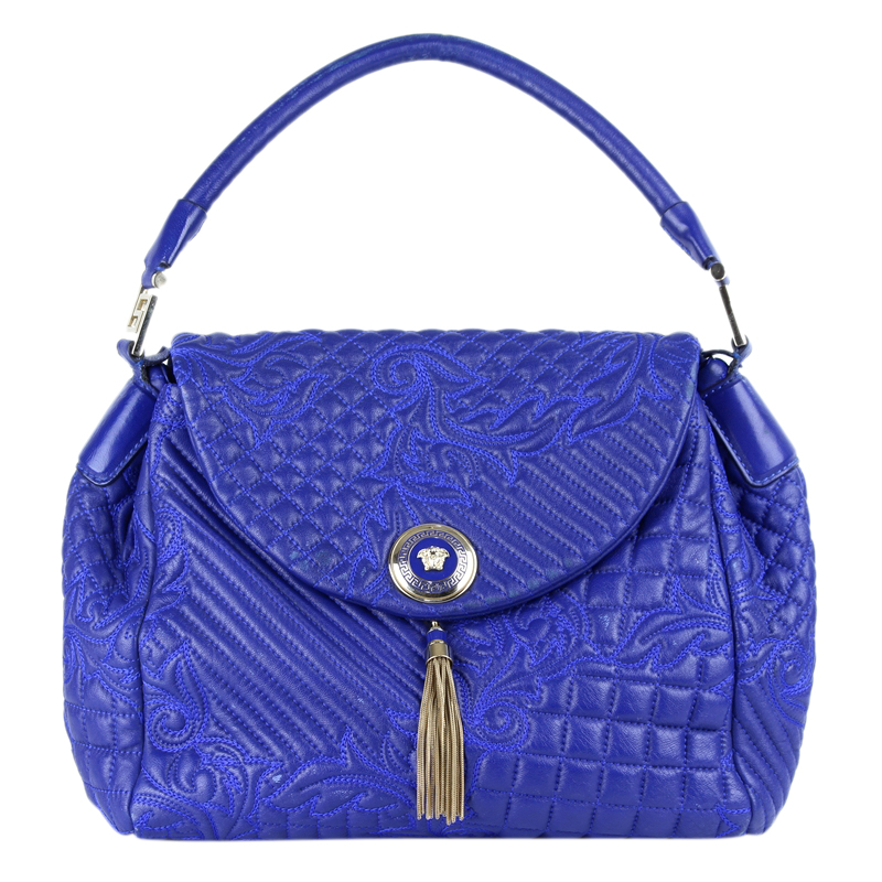 versace blue bag