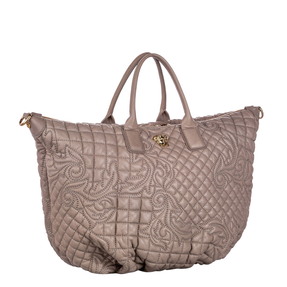 

Versace Pink/Light Pink Leather Vanitas Bag