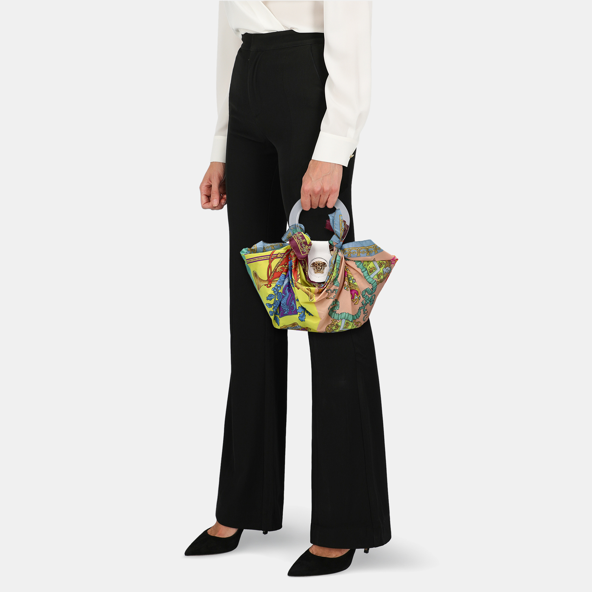 

Versace Women's Eco-Friendly Fabric Tote Bag - Beige