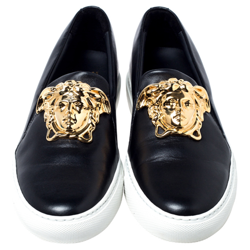 Versace, Shoes, Versace Palazzo Medusa Slipon Sneakers Size 75