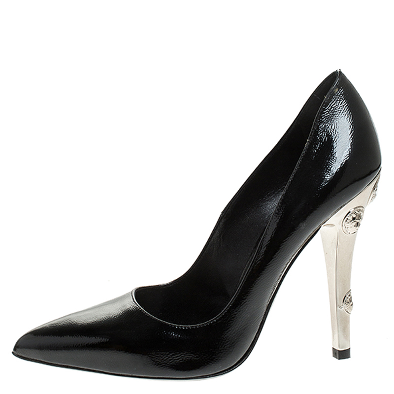 

Versace Black Patent Leather Pointed Toe Pumps Size