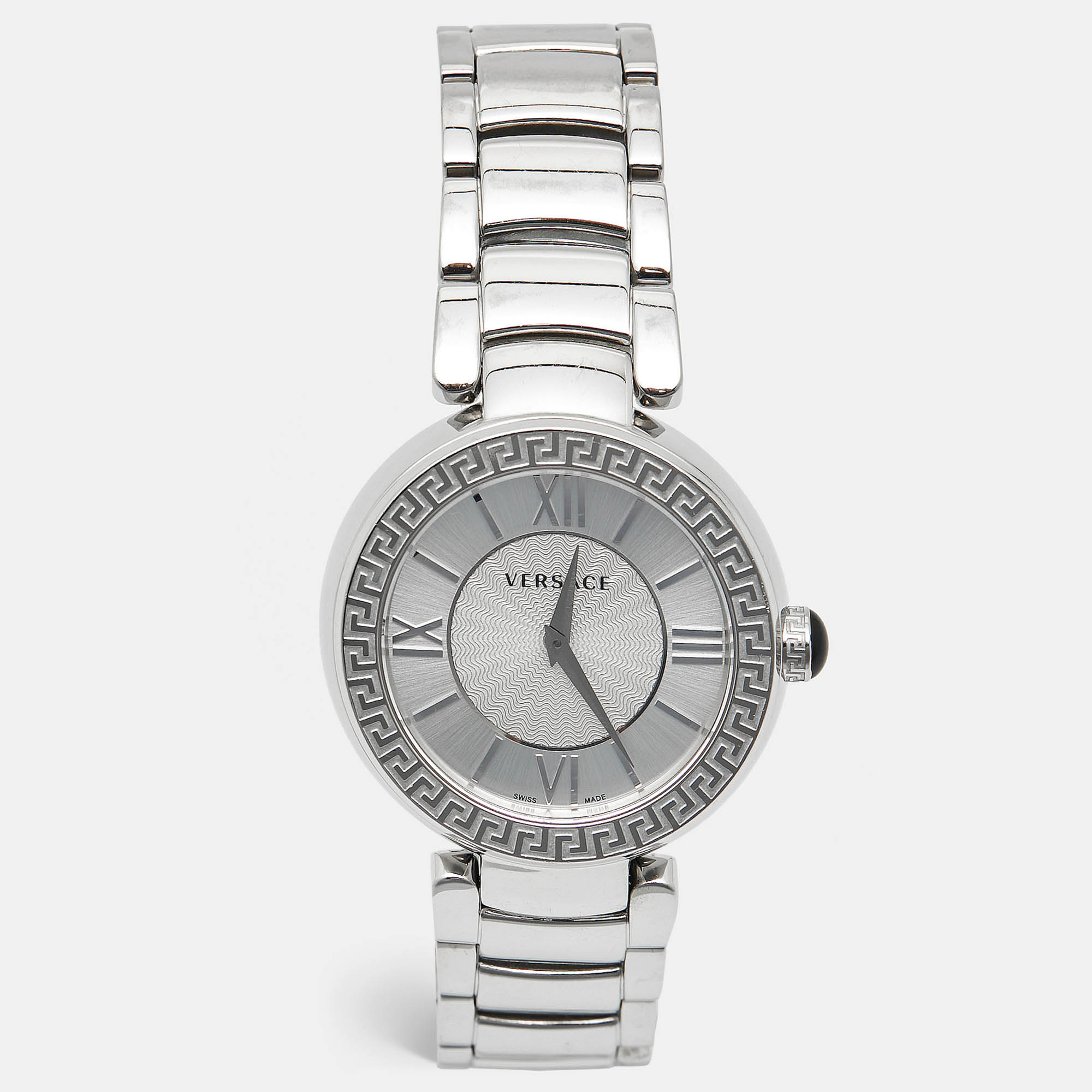 

Versace Silver Dial Stainless Steel Leda VNC030014 Women's Wristwatch