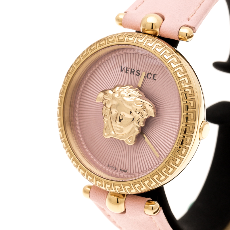 

Versace Pink Gold Stainless Steel Palazzo Empire VECQ Women's Wristwatch