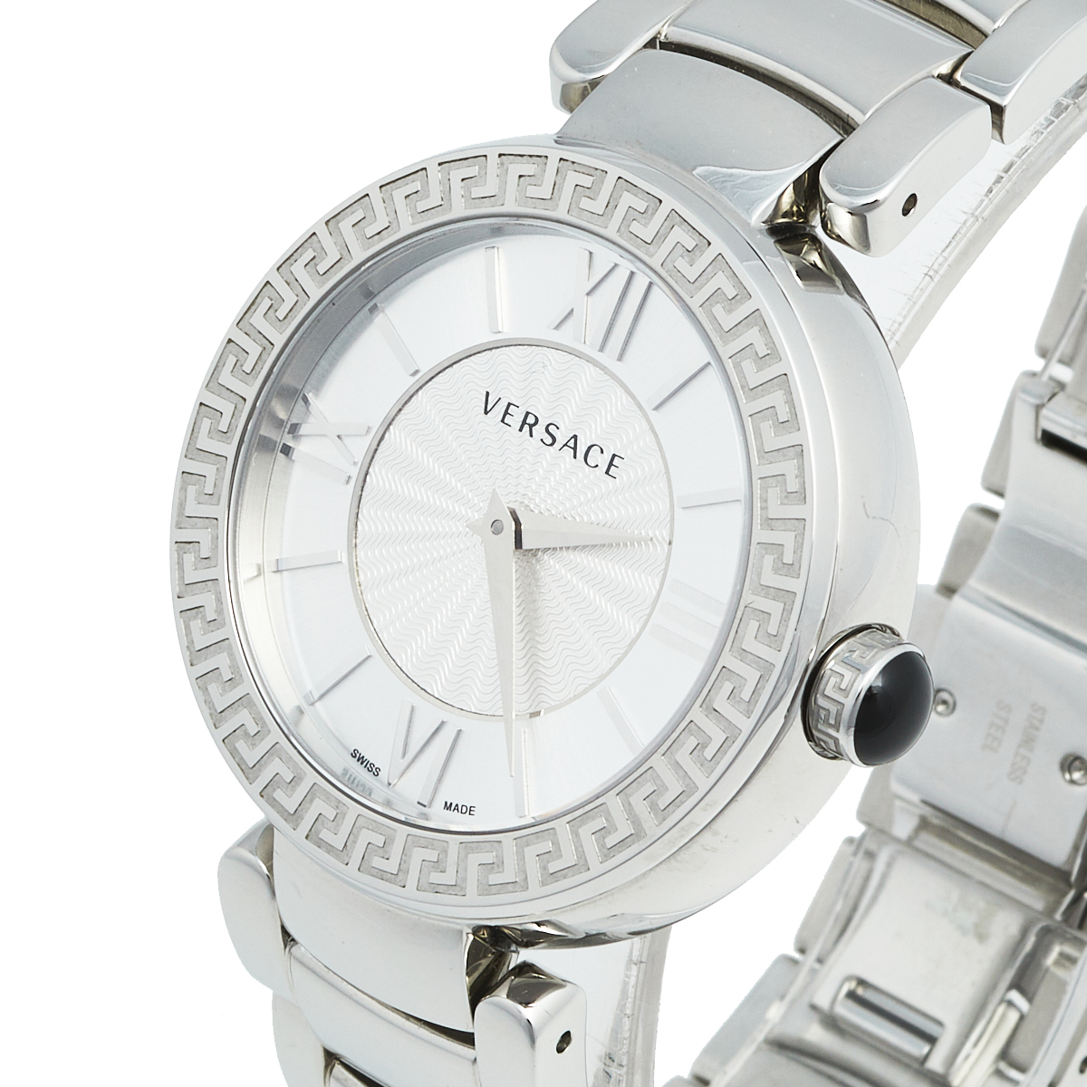 

Versace Silver Stainless Steel Leda VNC030014 Women's Wristwatch