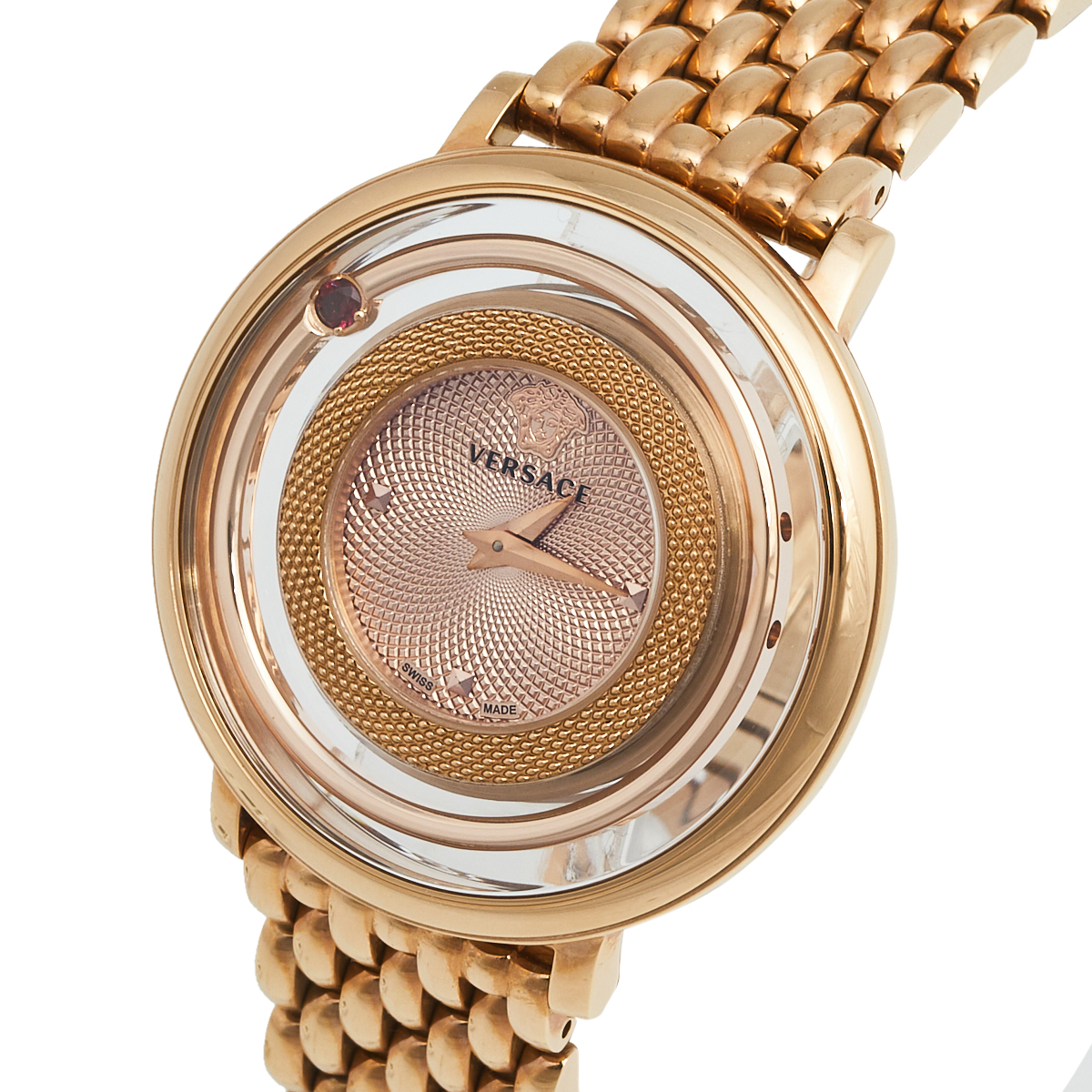 

Versace Rose Gold Stainless Steel Venus VFH050013 Women's Wristwatch