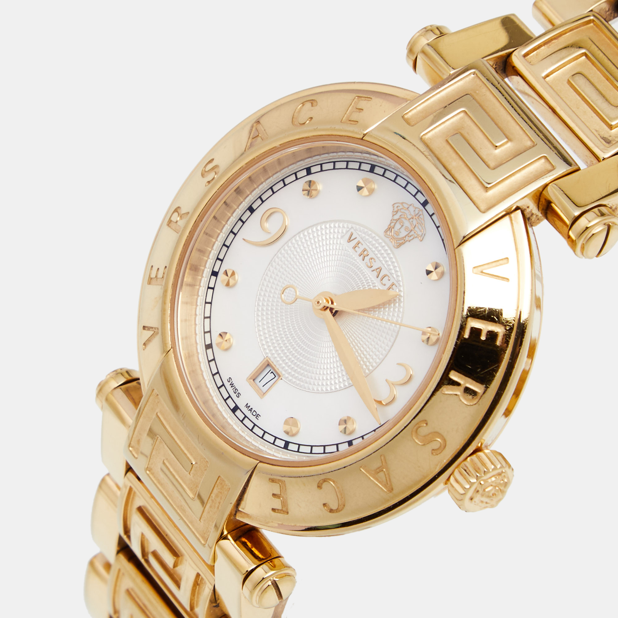 

Versace Mother Of Pearl Gold Plated Stainless Steel Reve