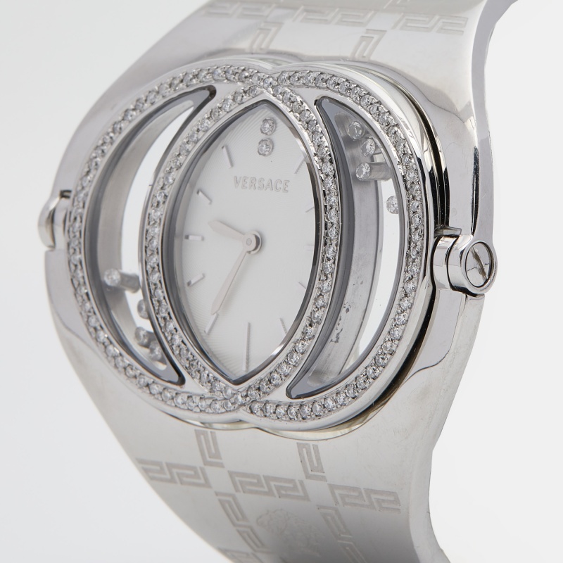 

Versace Silver Diamond Stainless Steel Eclissi