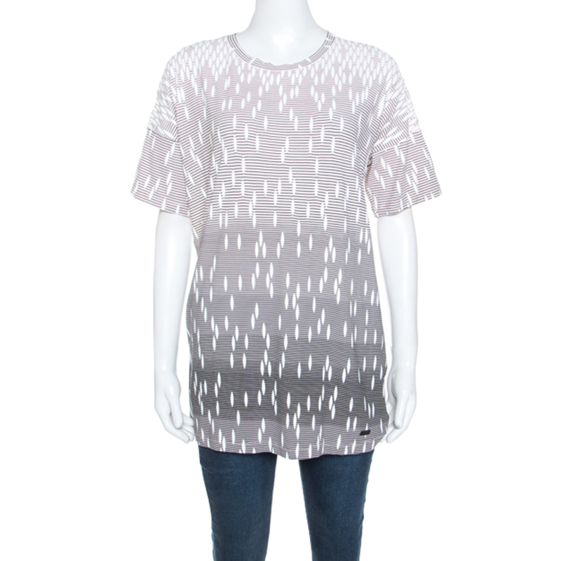 

Versus Versace Pale Pink Printed Cut Out Back Detail T-Shirt
