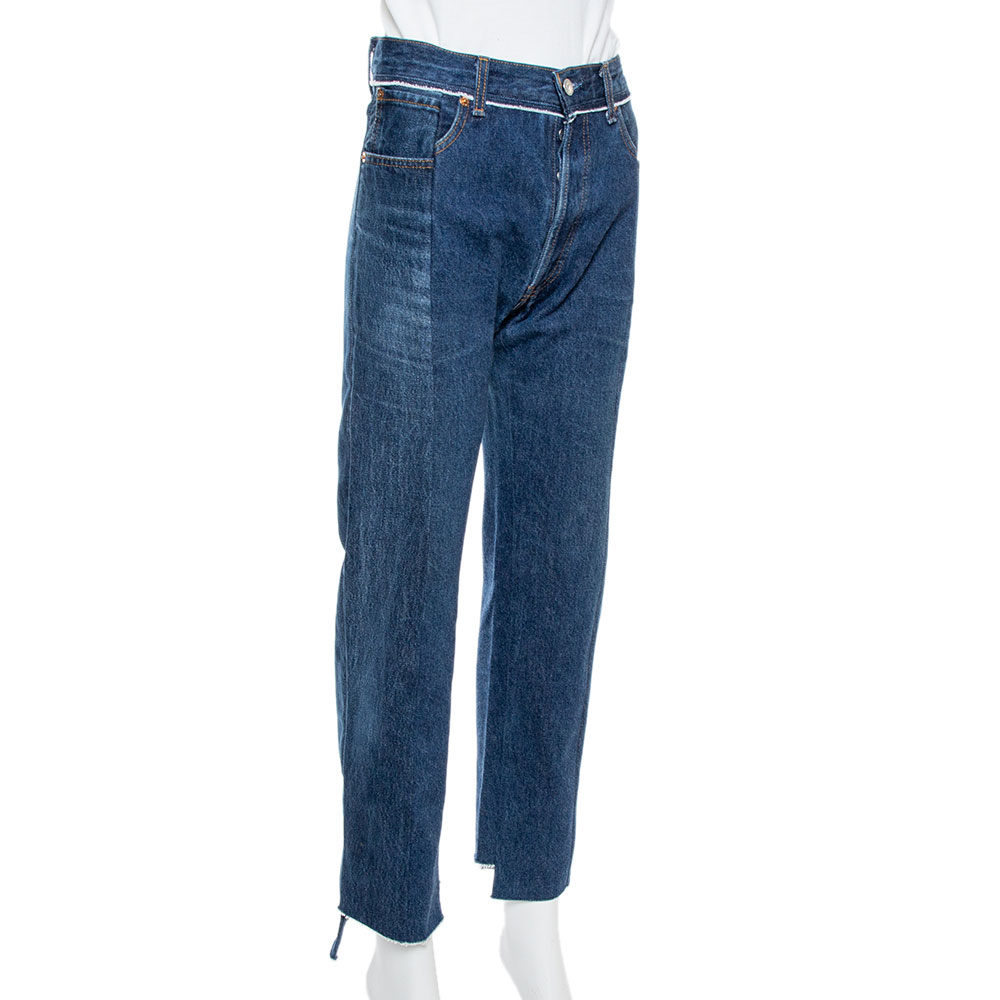 

Vetements Blue Denim Reworked Push Up Jeans