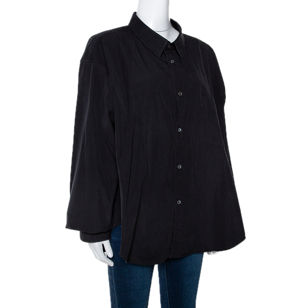 

Vetements X Comme Des Garcons Black Cotton Oversized Shirt