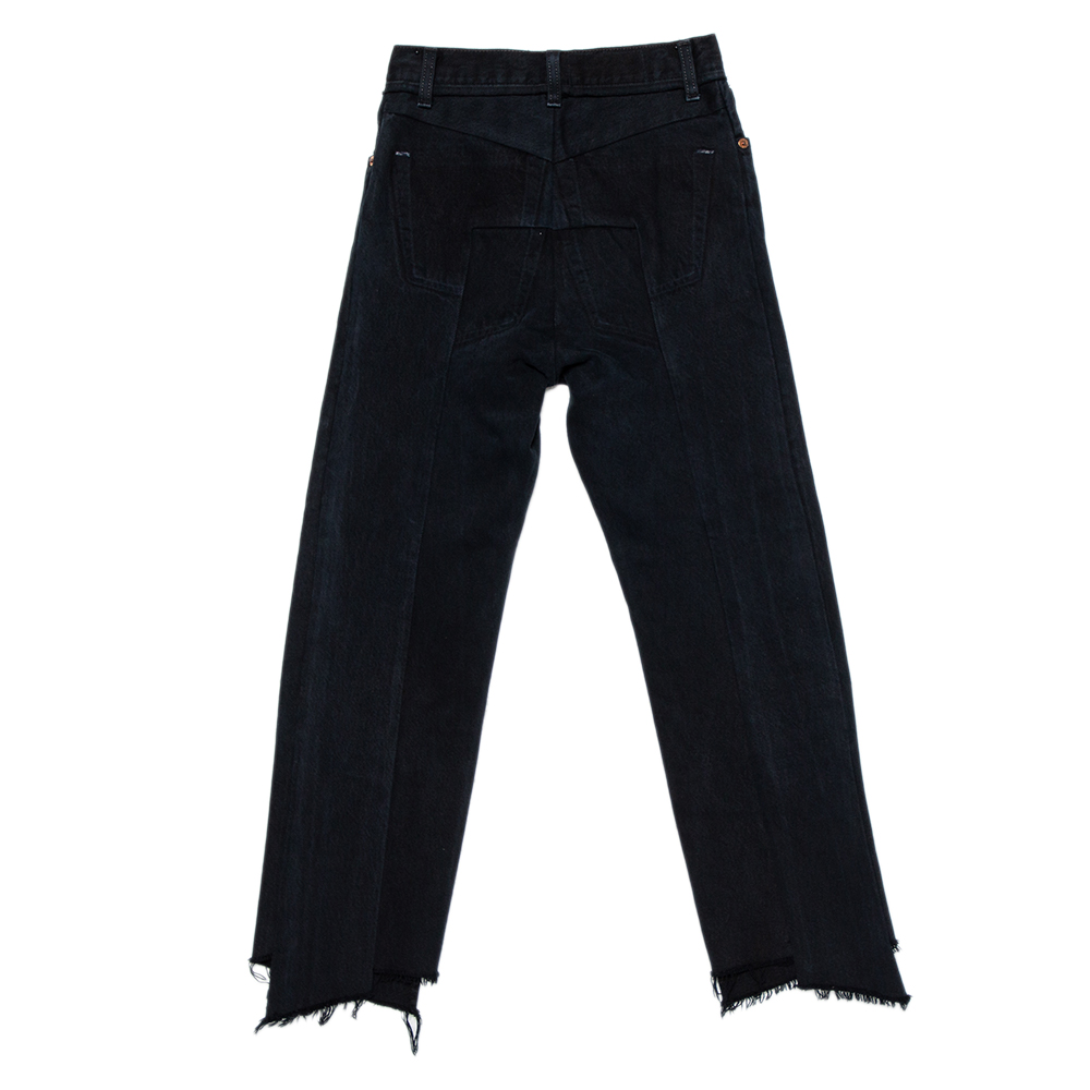 

Vetements Black Denim Reworked Push Up Jeans