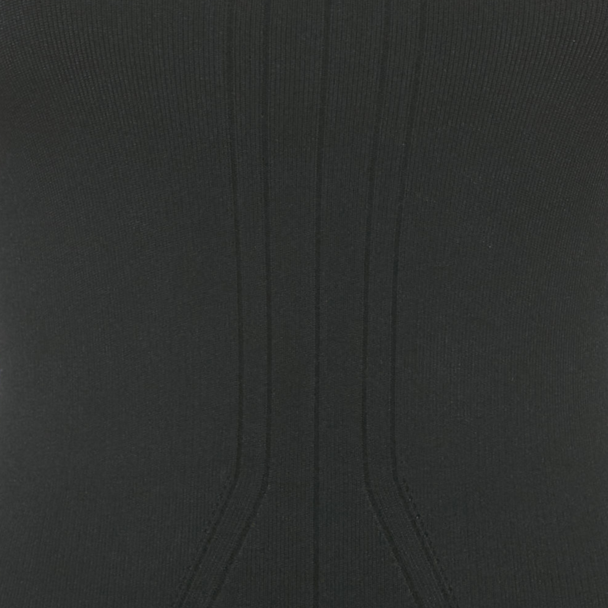 

Victoria Beckham Black Stretch Knit Flared Mini Dress XS