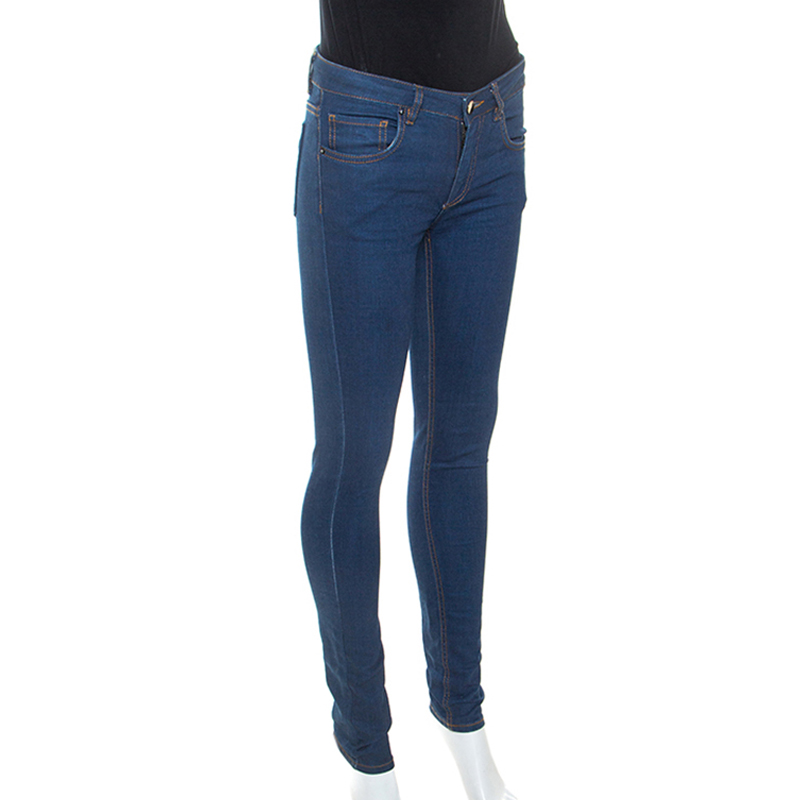 

Victoria Beckham Blue Denim Slim Fit Jeans