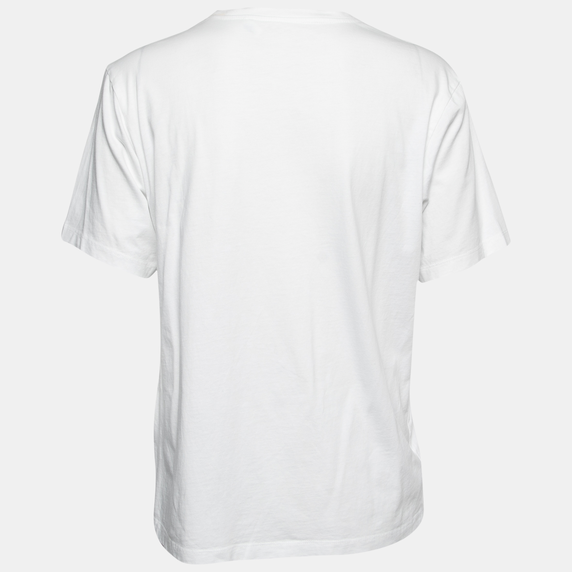 

Victoria Victoria Beckham White Cotton Drape Detail T-Shirt