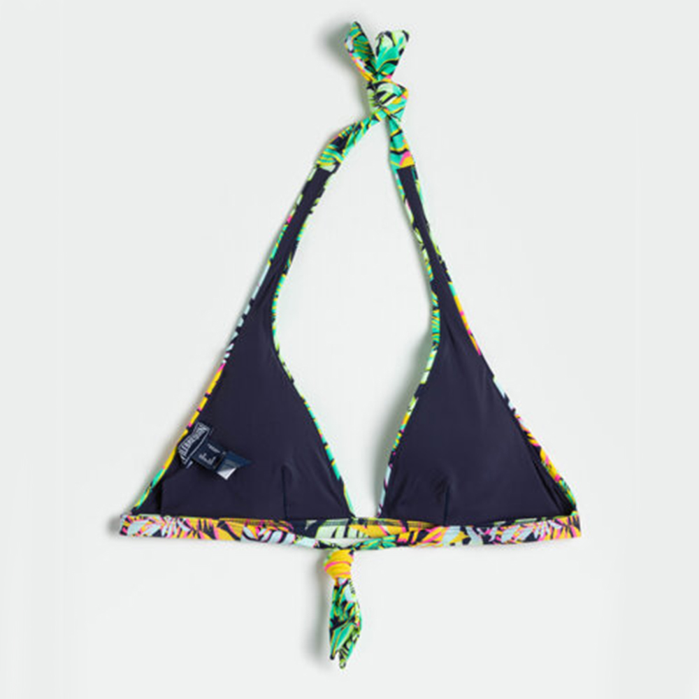 

Vilebrequin Multicolor Flechett Printed Haltered Bikini Top  (Available for UAE Customers Only