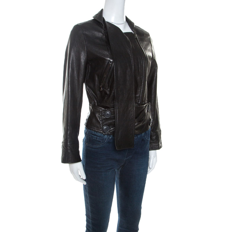 

Vivienne Westwood Anglomania Black Leather Jacket