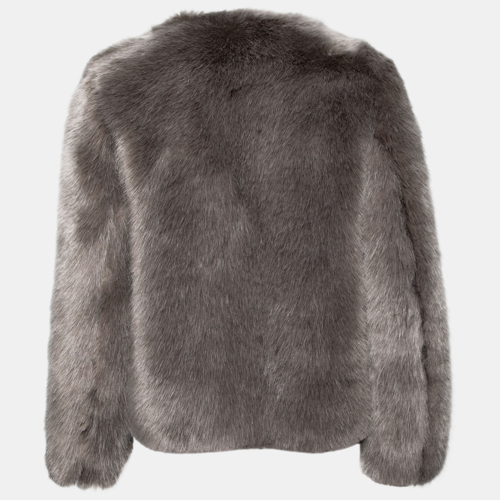 

Weekend Max Mara Grey Faux Fur Jacket