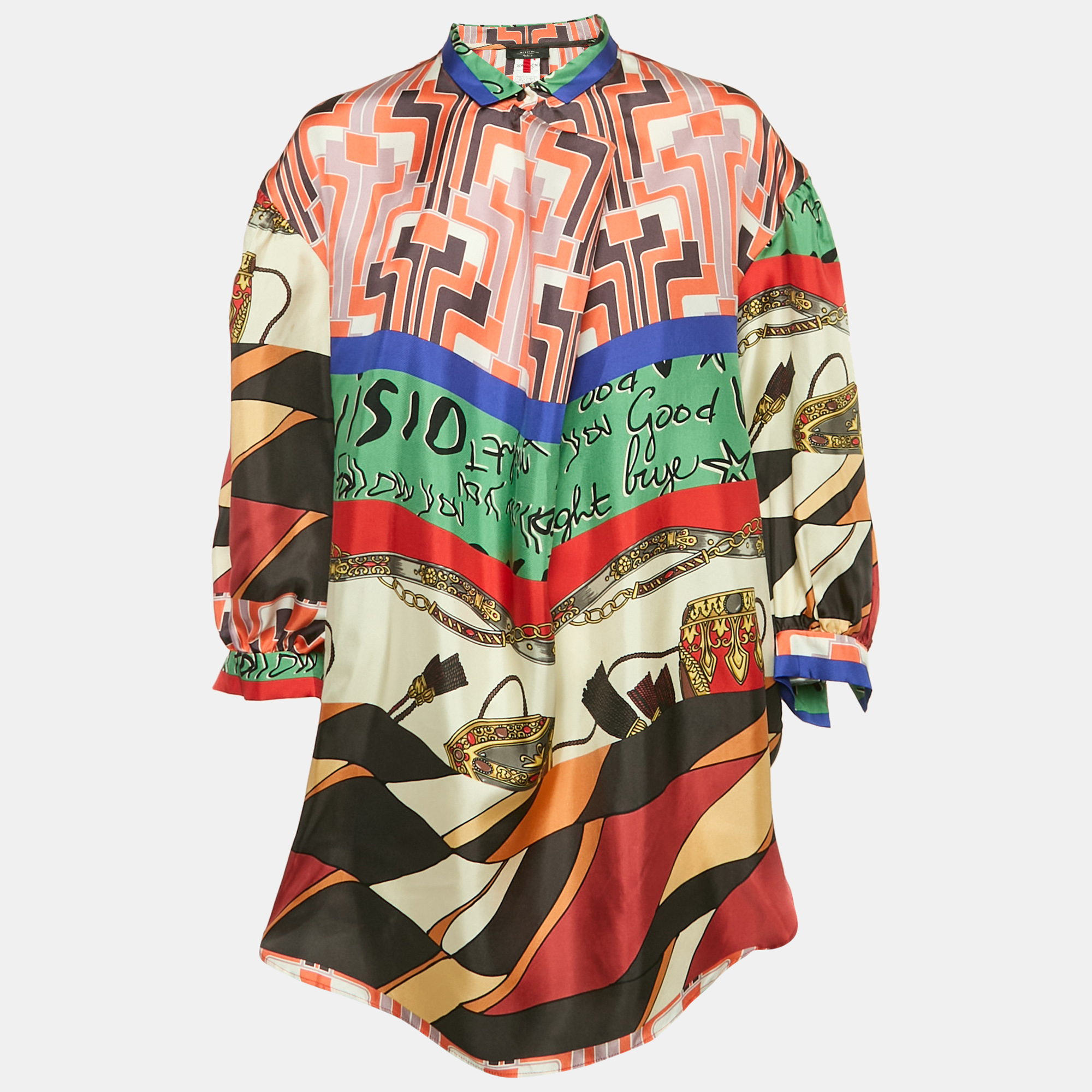 

Weekend Max Mara Multicolor Printed Silk Tunic L
