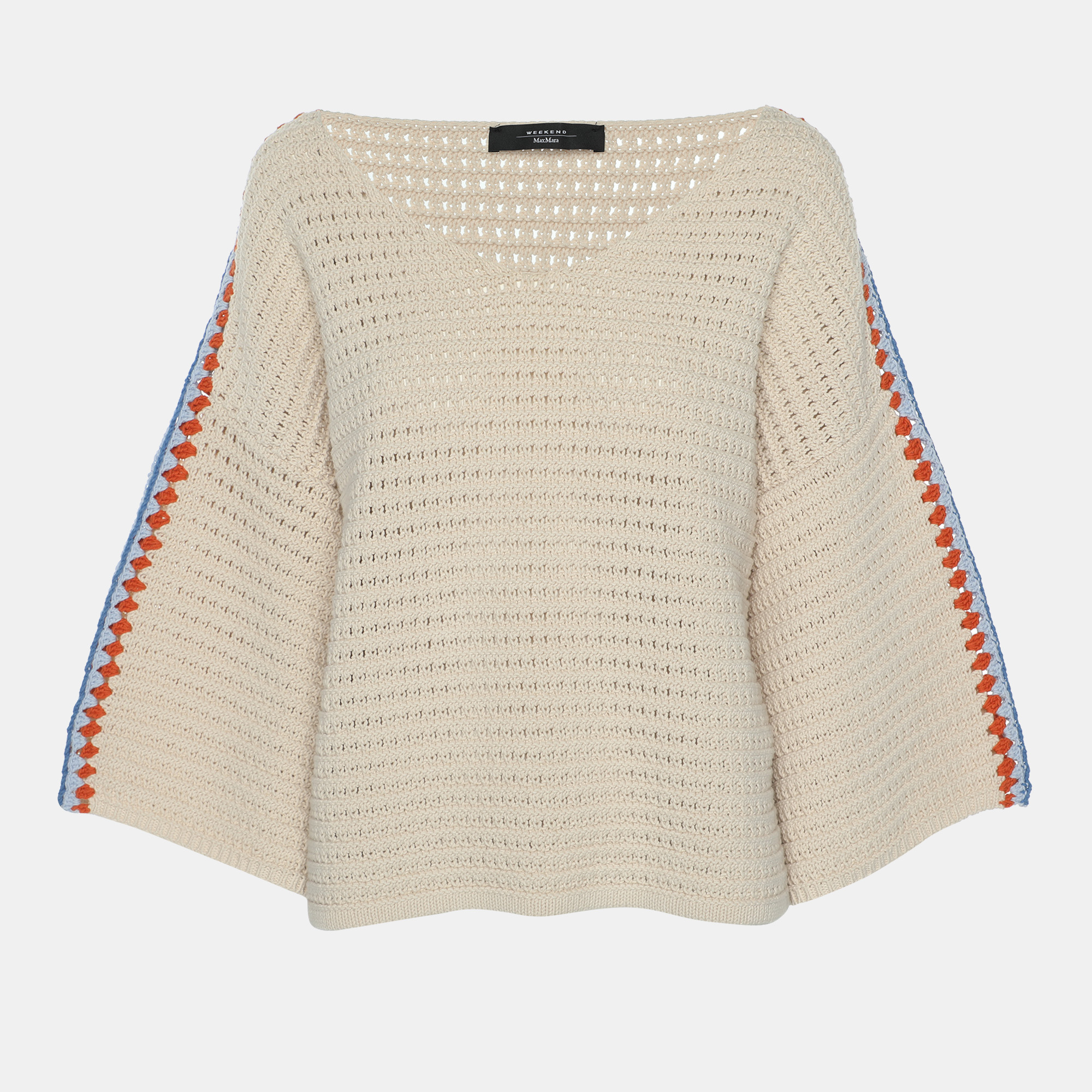 

Weekend Max Mara Off White Cotton Knit Top M