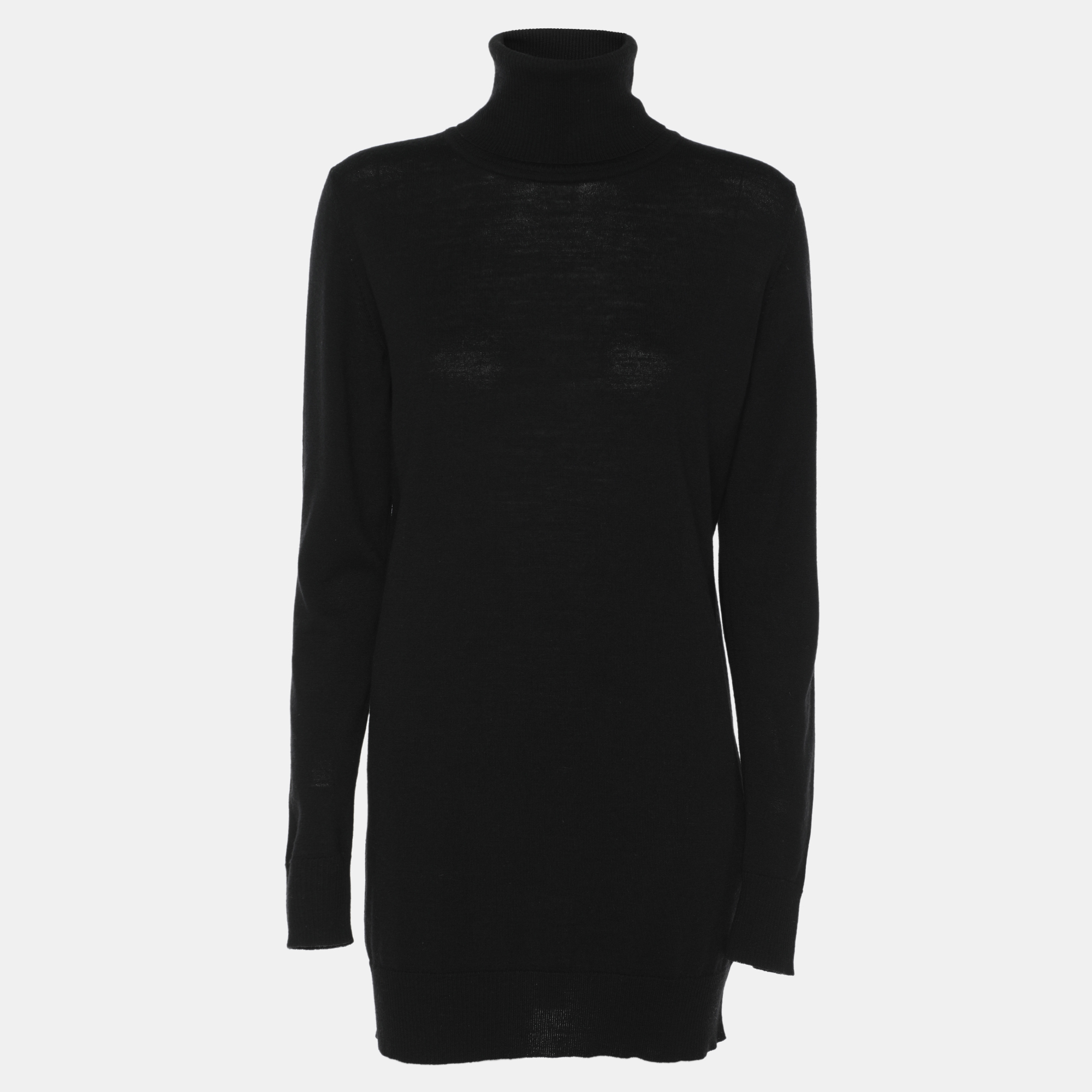 

Weekend Max Mara Black Virgin Wool Knit Sweater S