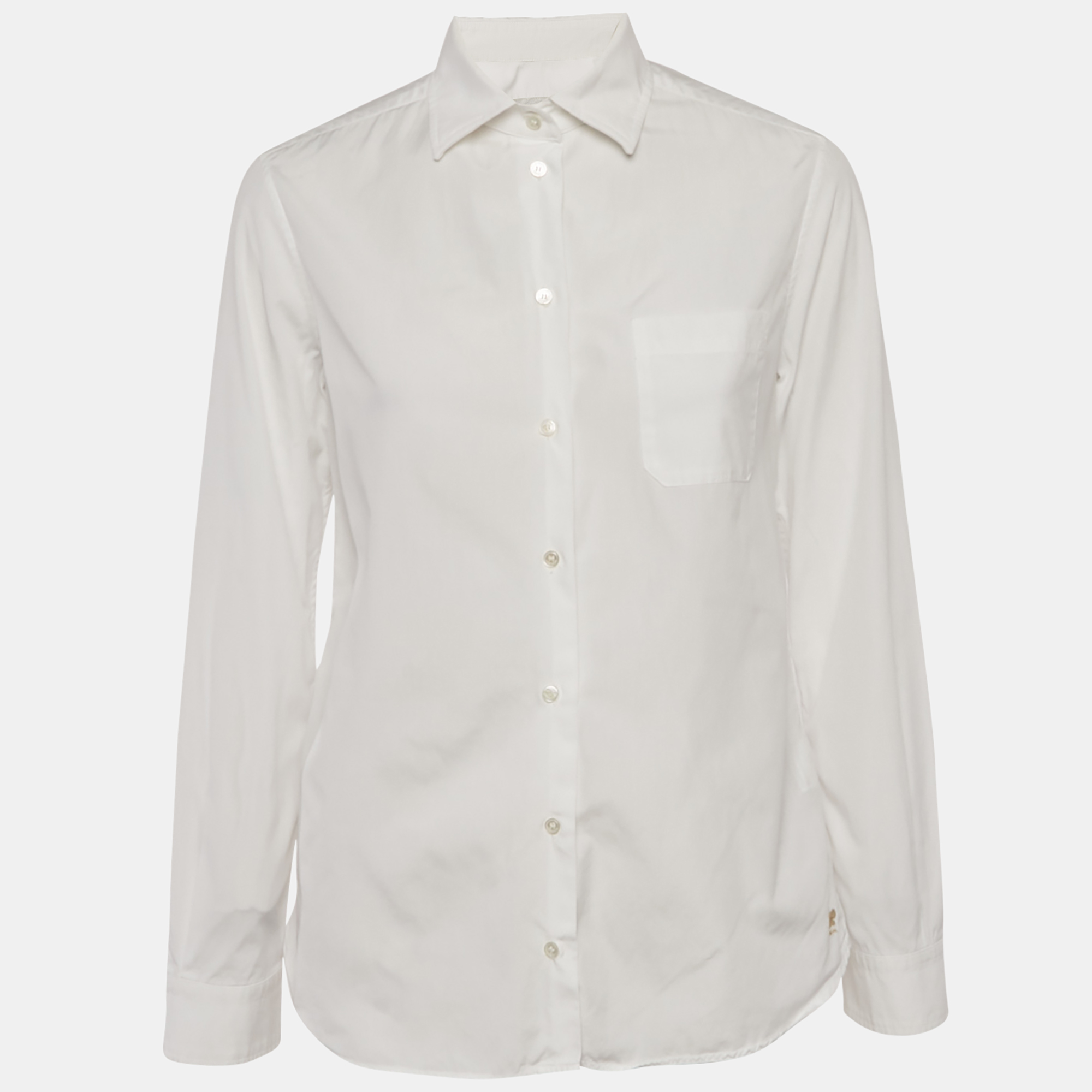 

Weekend Max Mara White Cotton Long Sleeve Shirt M
