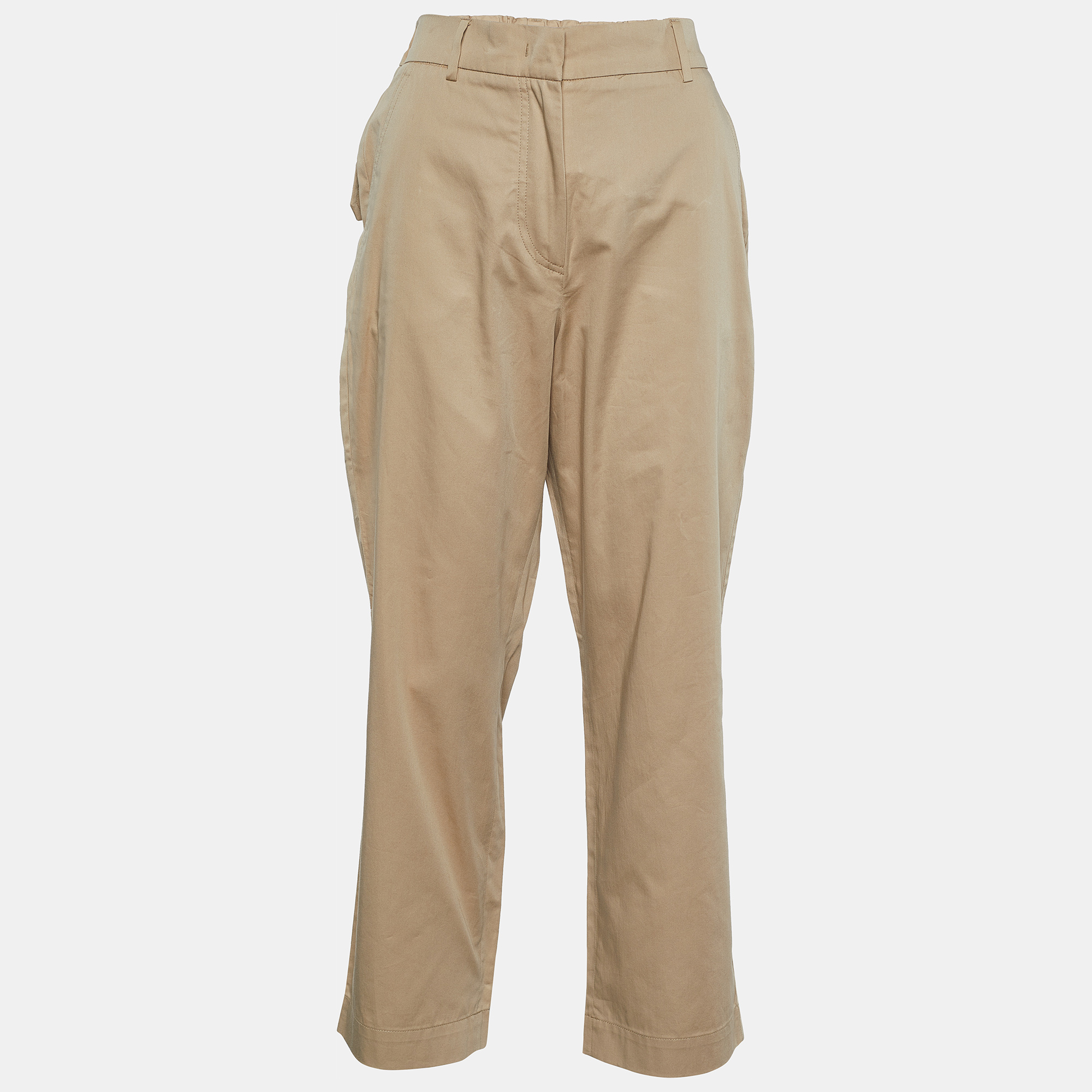 

Weekend Max Mara Beige Cotton Chino Trousers S