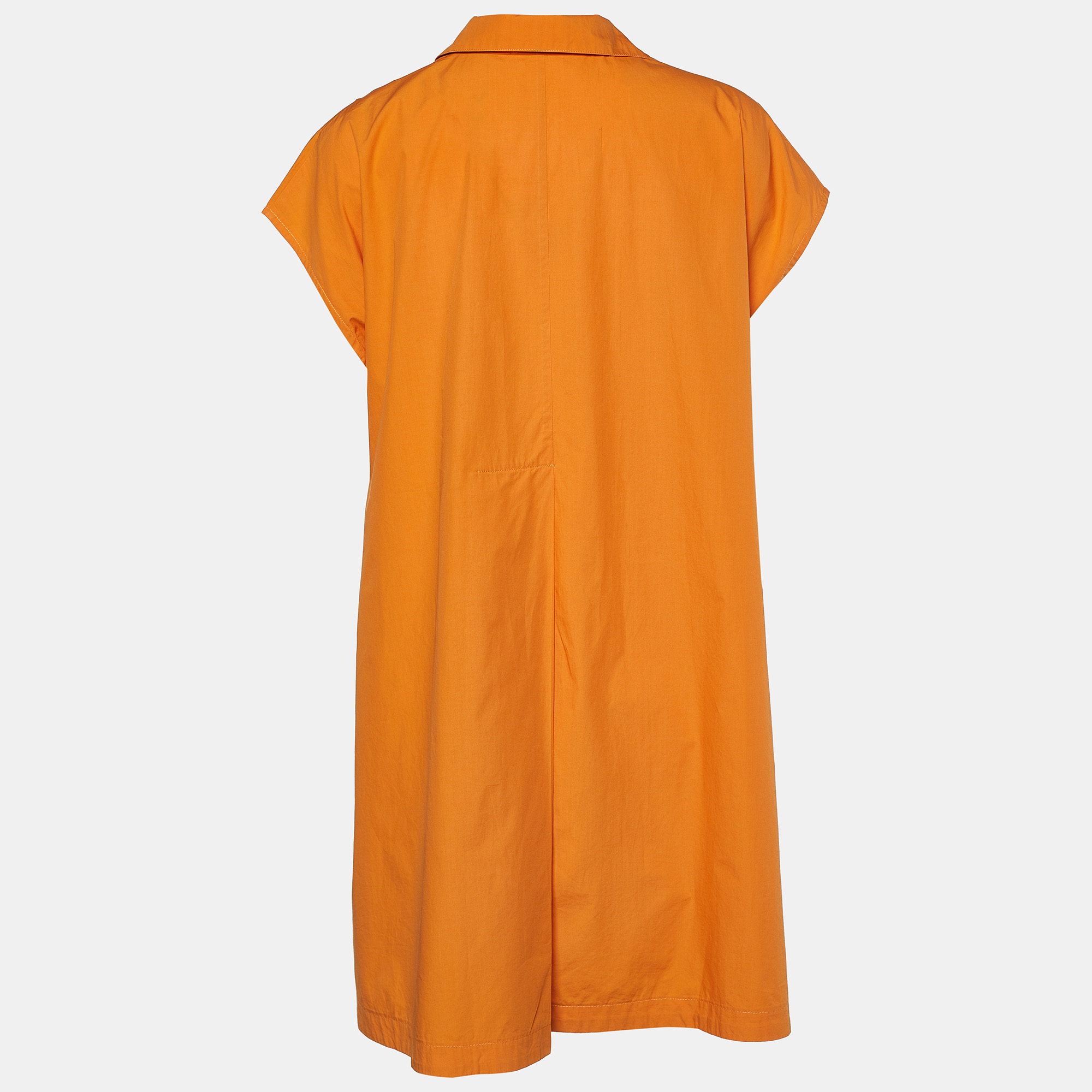 

Weekend Max Mara Orange Cotton Neottia Shift Dress
