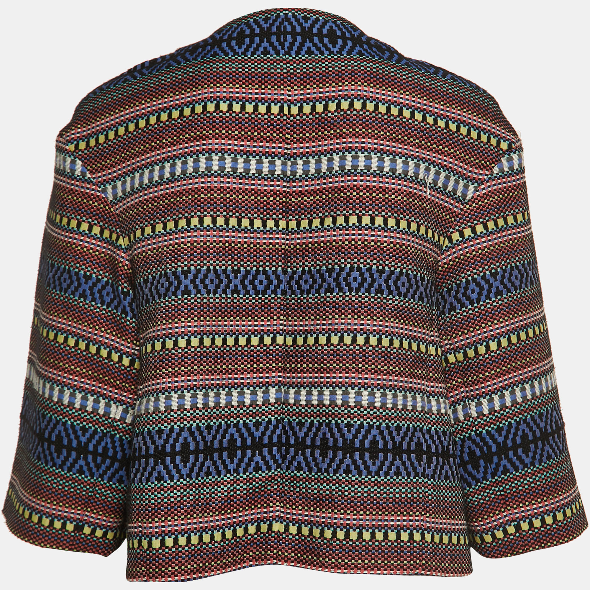 

Weekend Max Mara Multicolor Woven Cropped Jacket