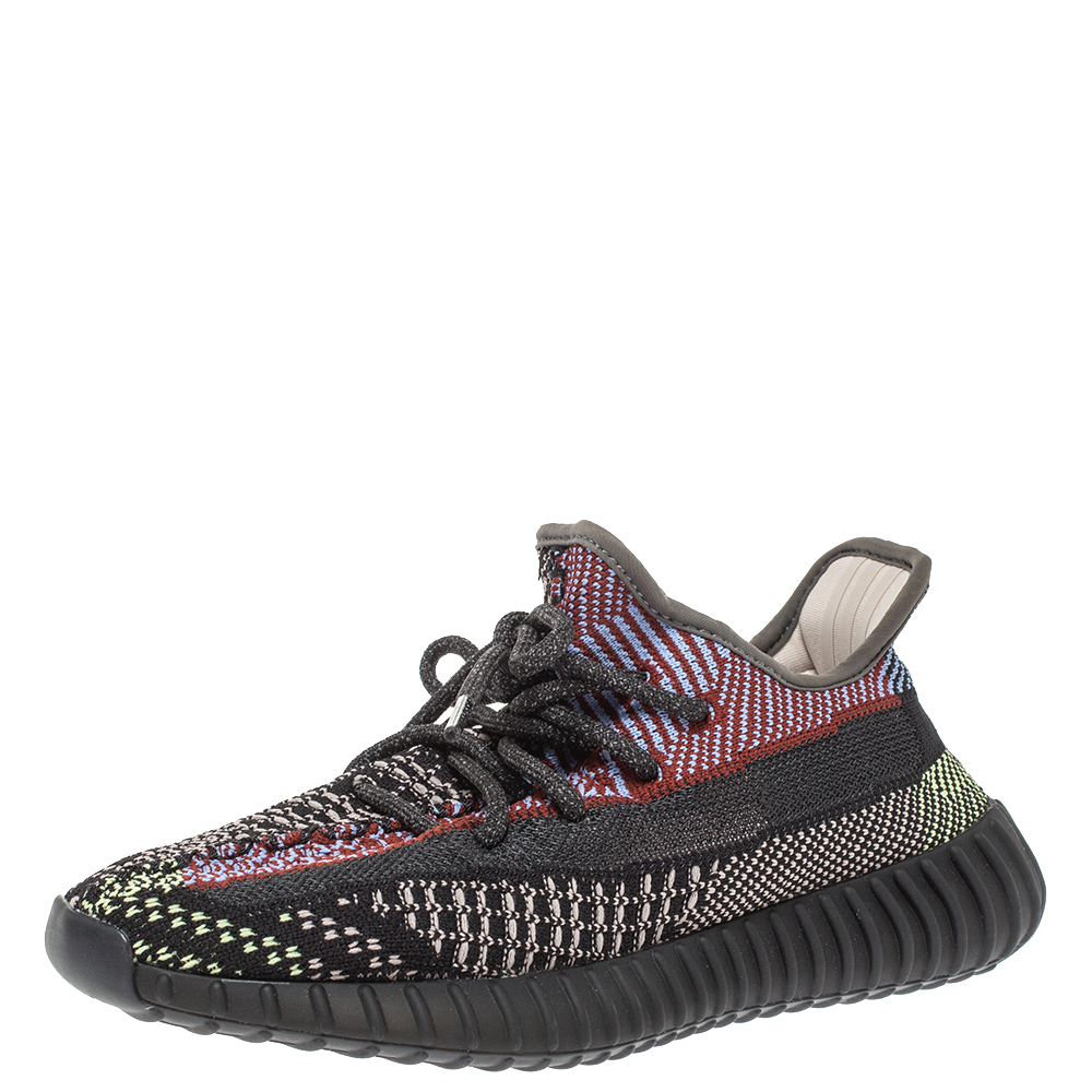 Yeezy x Adidas Multicolor Yecheil Cotton Knit Boost 350 V2 Sneakers ...